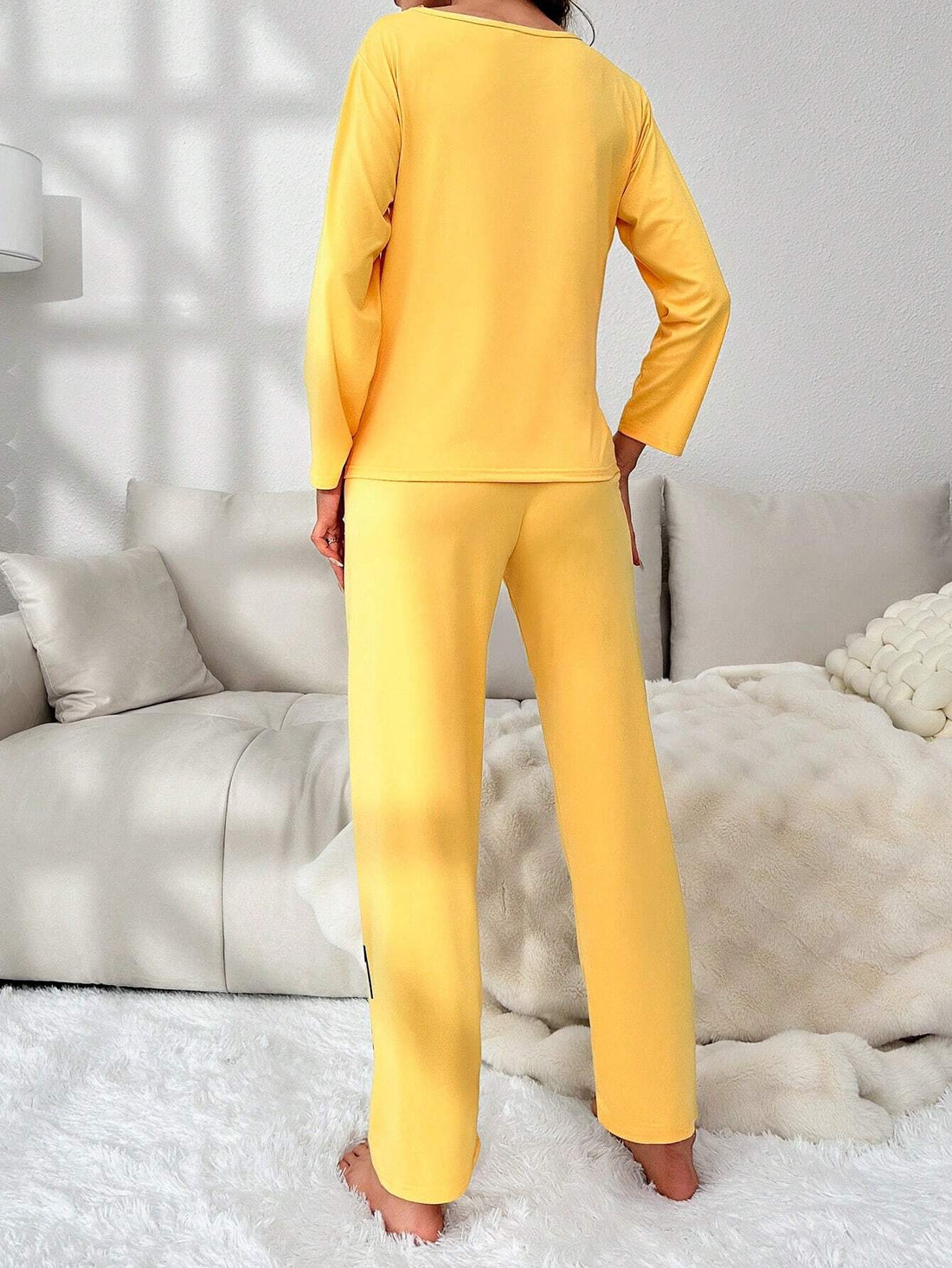 Smile Forever Printed Night Suit