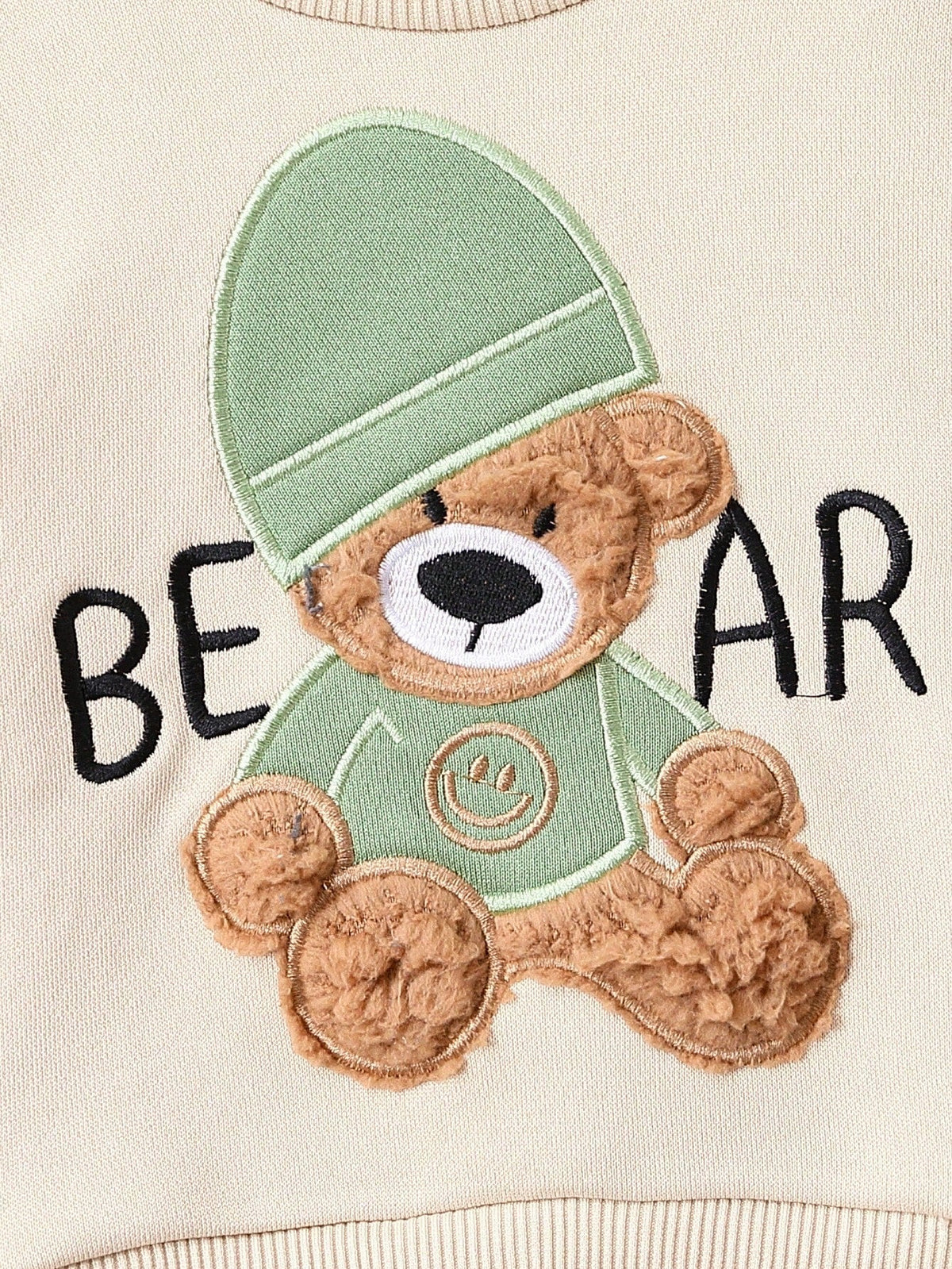 Bear Design Printed Kids Winter Suit