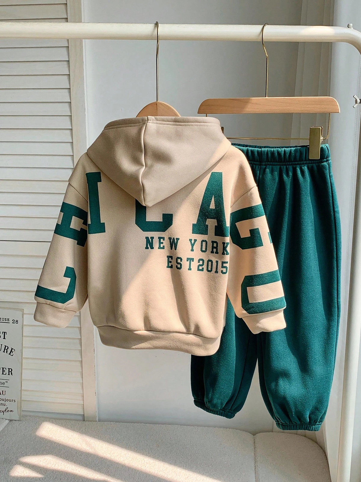 New York Printed Kids Winter Suit