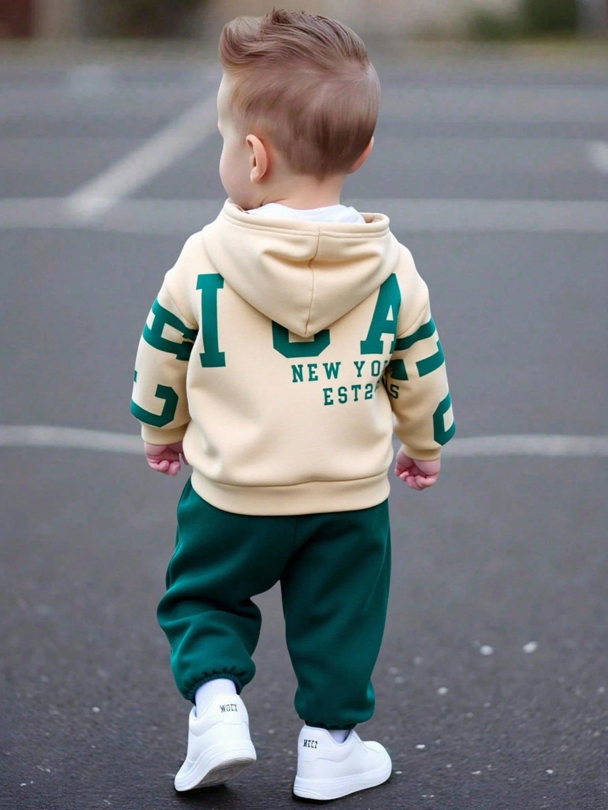 New York Printed Kids Winter Suit