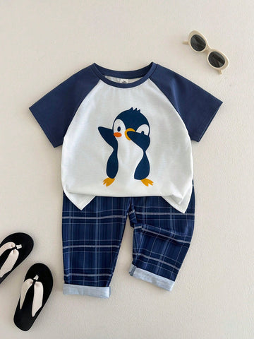 Penguin Half Sleeve Kids Suit