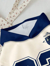 Winter Navy & Cream 23 Pullover Hoodie For Men