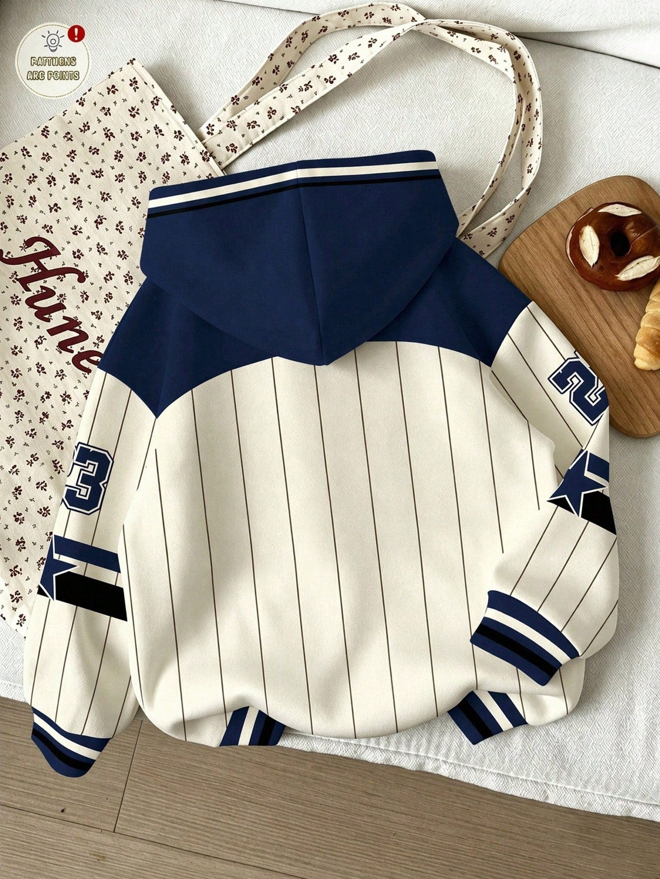 Winter Navy Blue Boston Hoodie
