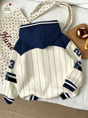 Winter Navy Blue Boston Hoodie