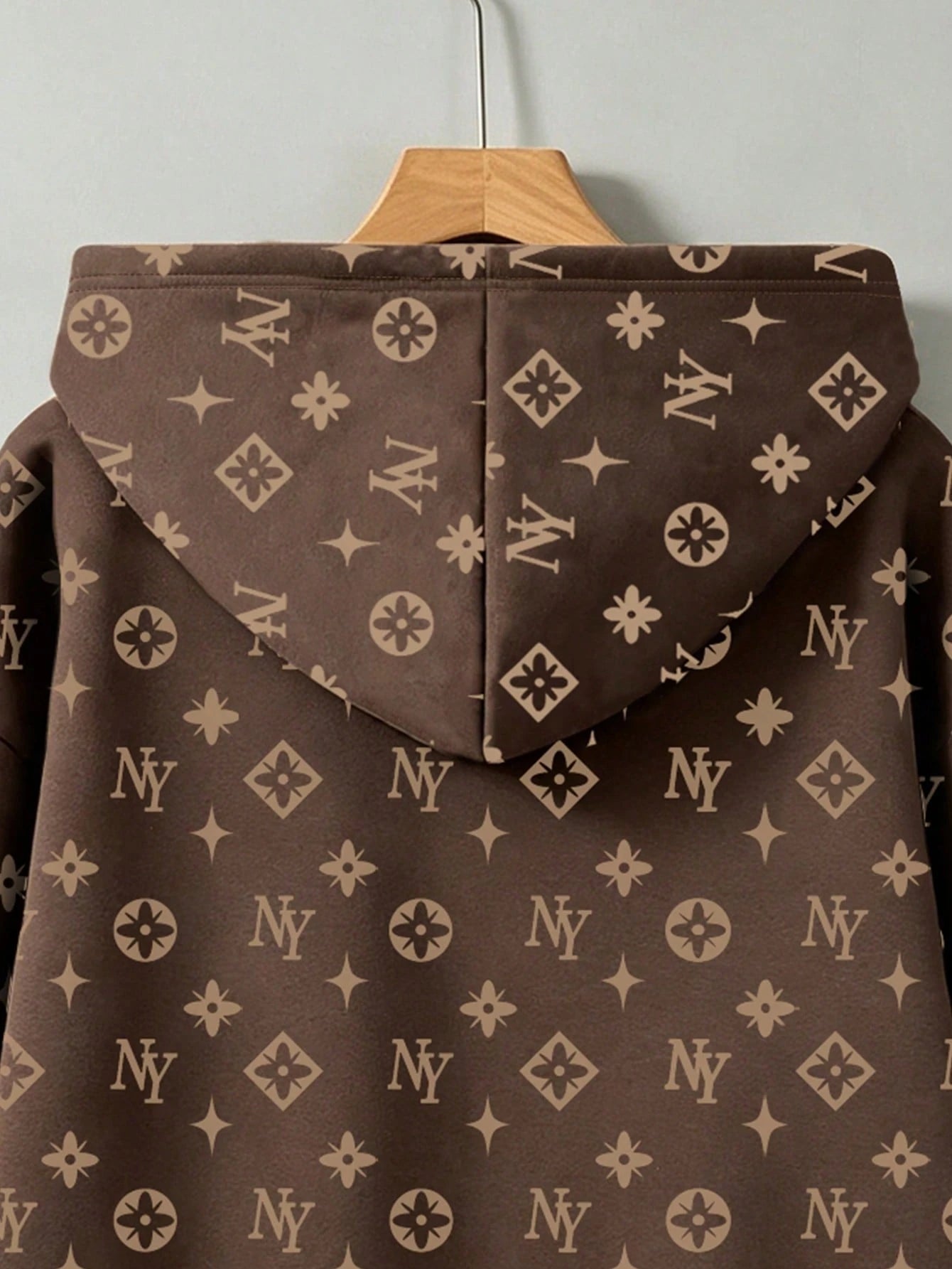 Winter Brown Zip-Up Hoodie
