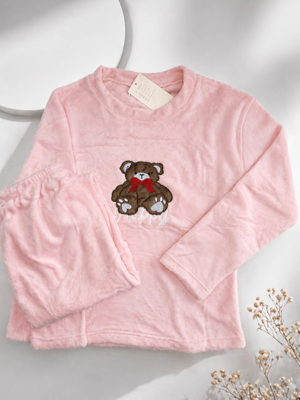 Winter Premium Fleece Happy Panda Printed Night Suit