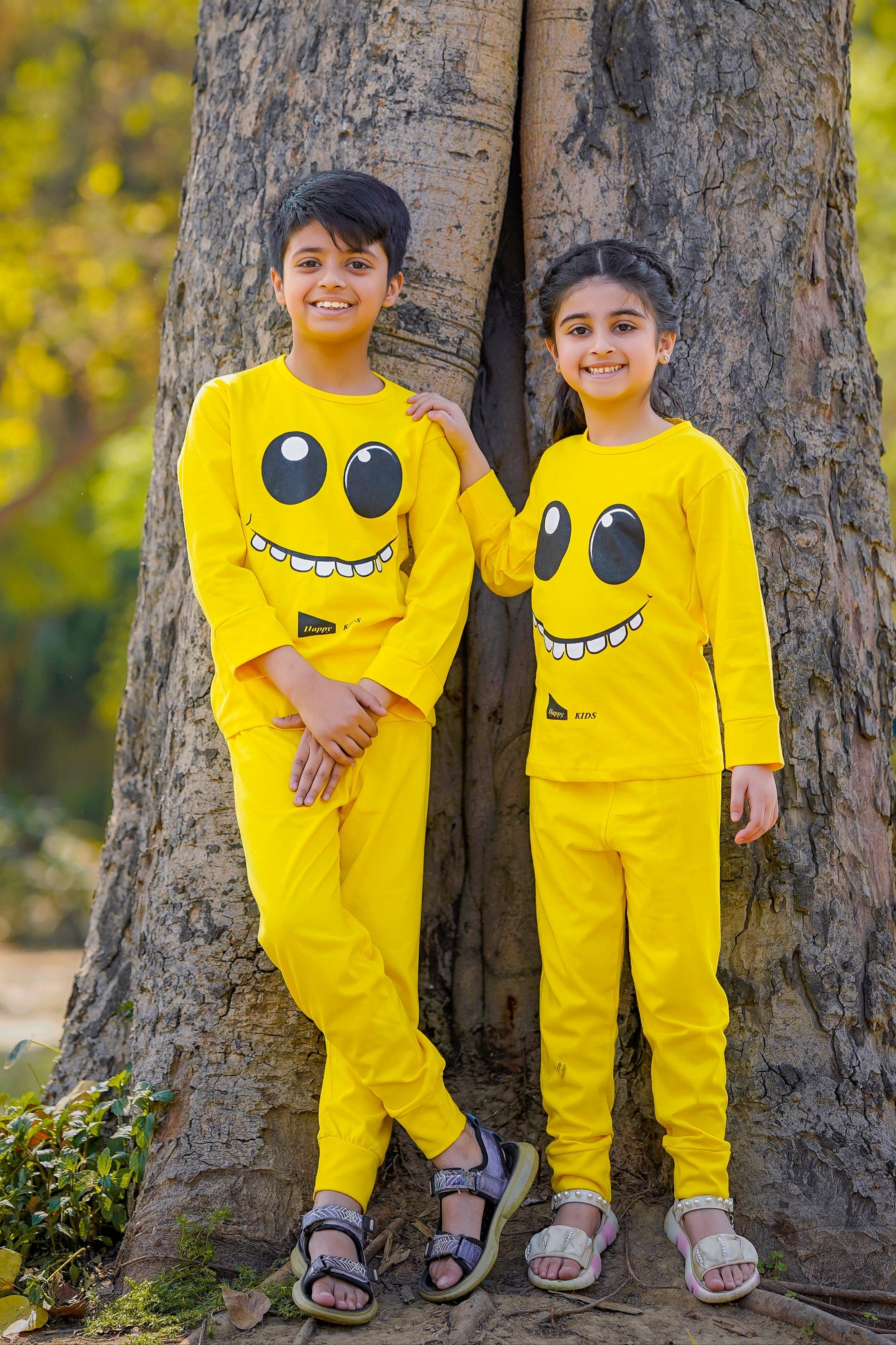 Yellow Smiley Kids Suit (Each)