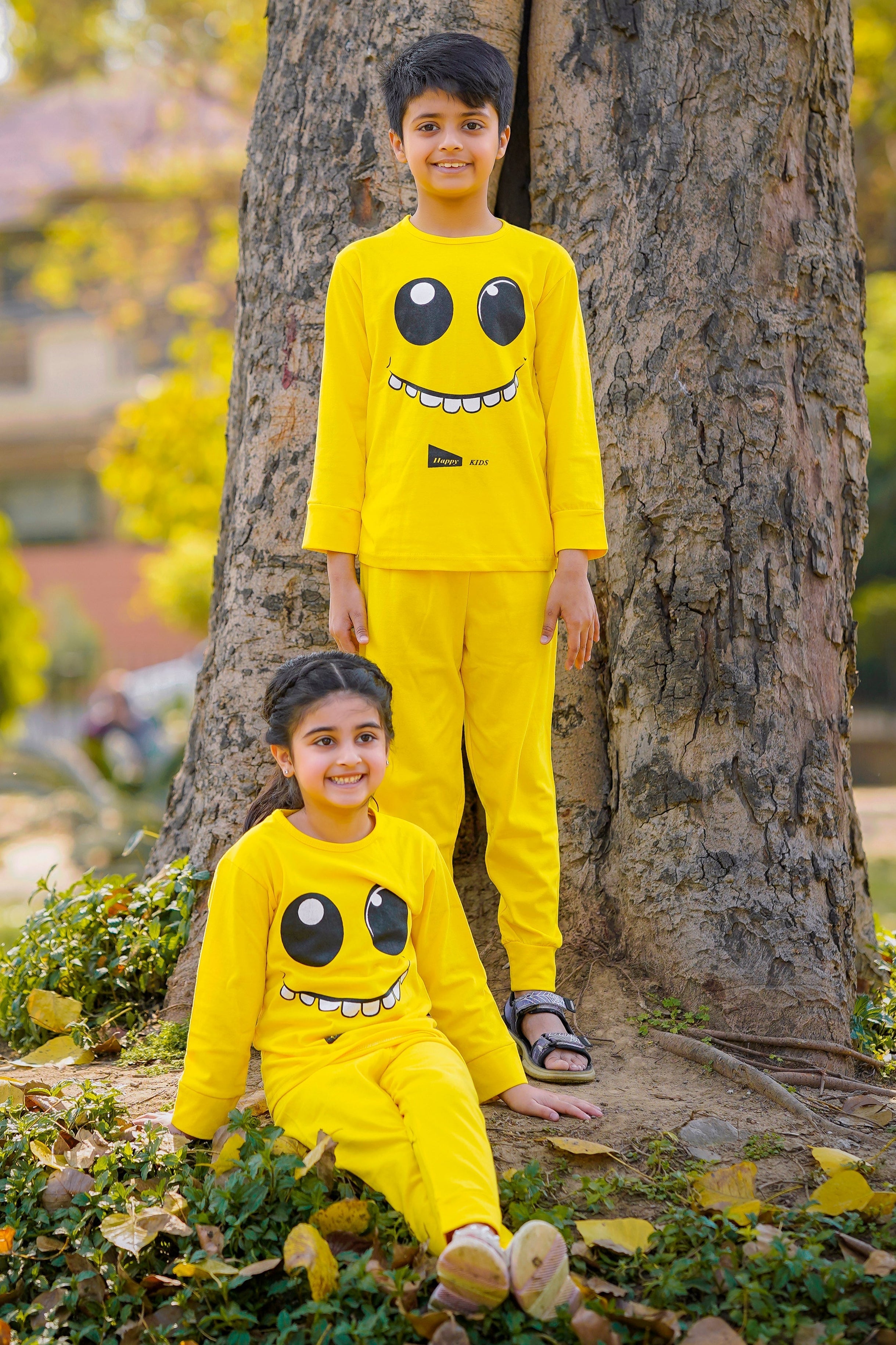 Yellow Smiley Kids Suit (Each)
