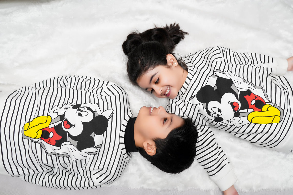 Mickey Mouse Printed Kids Winter Suit