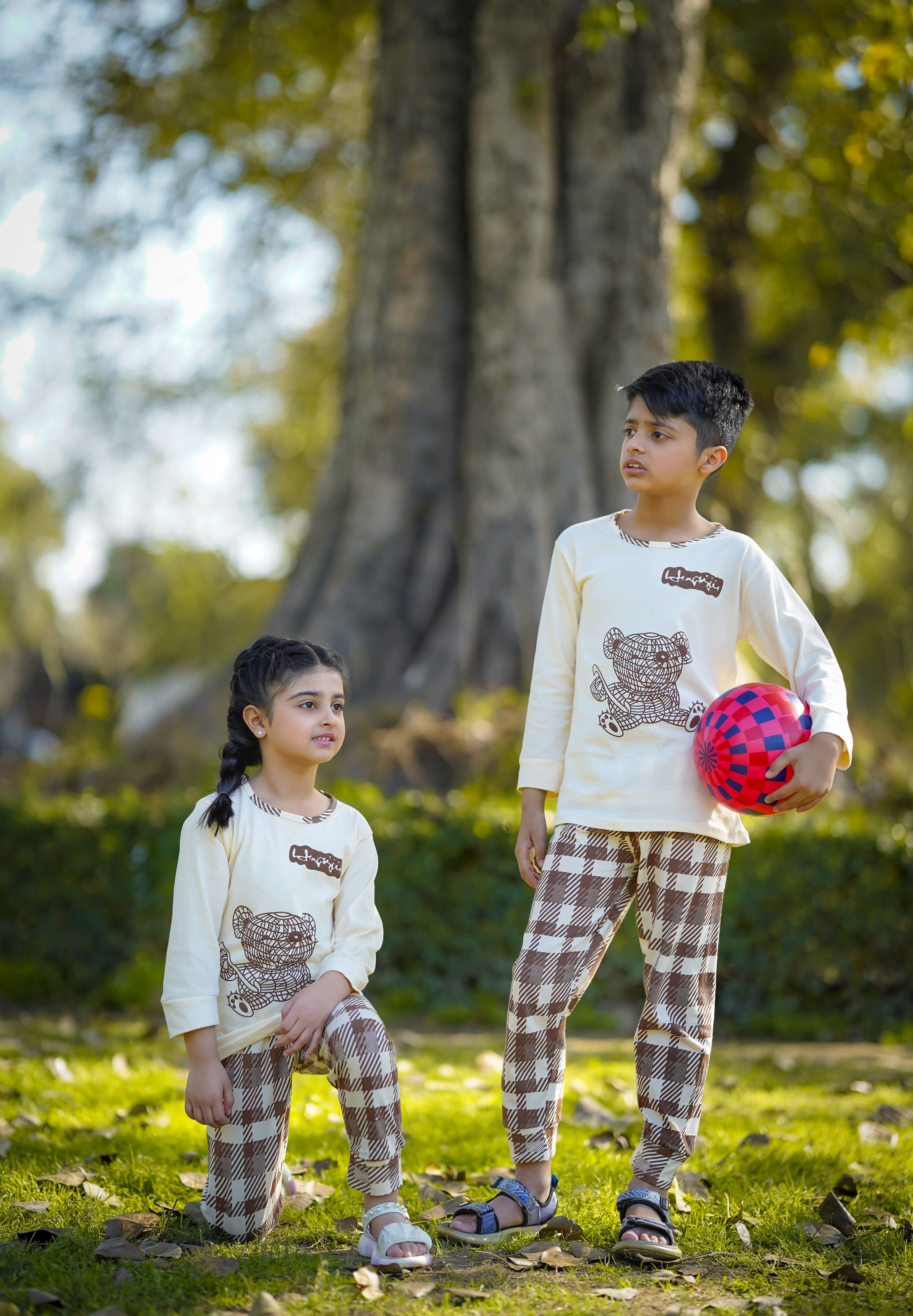 Check Bear Kids Suit (Each)