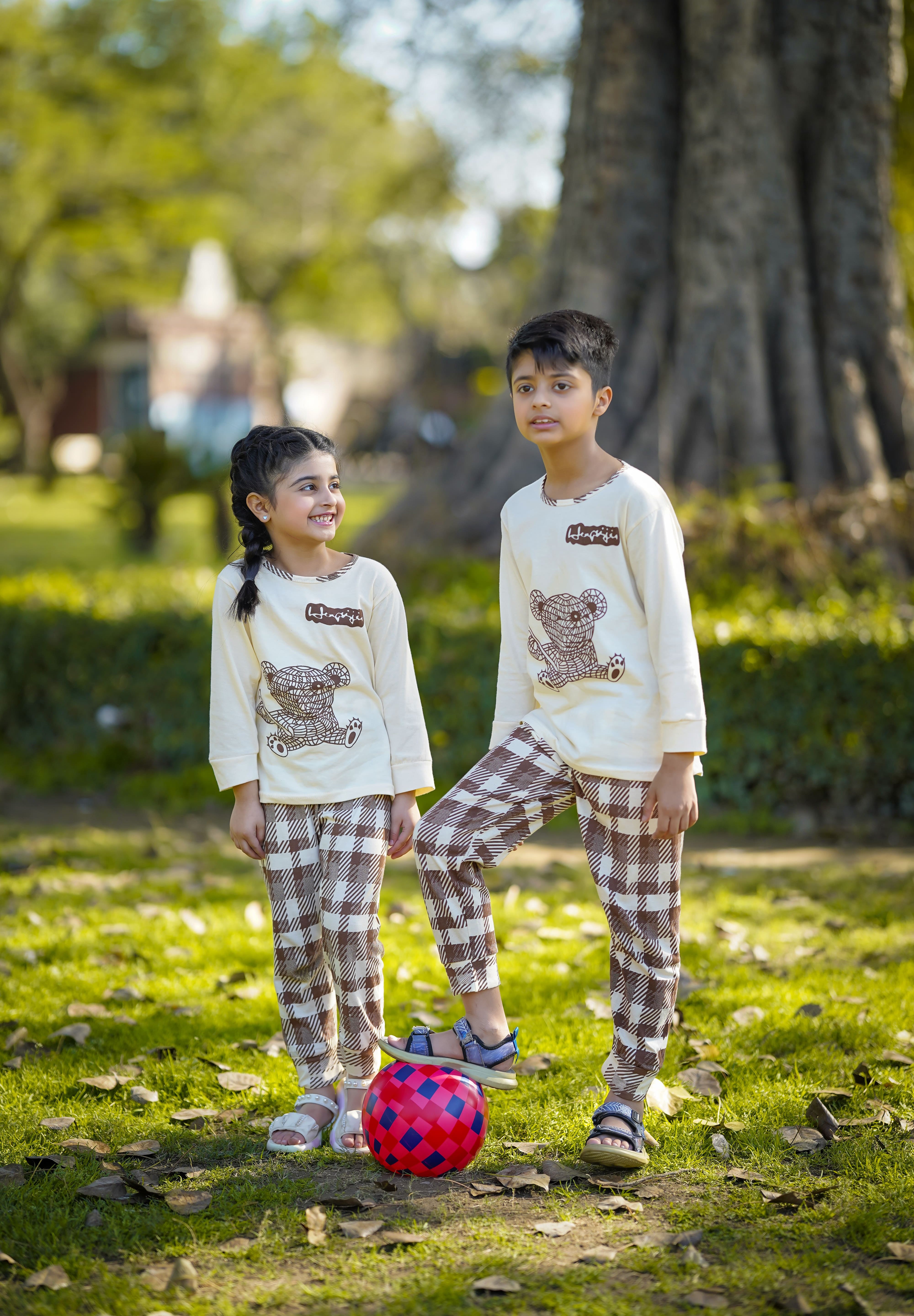 Check Bear Kids Suit (Each)