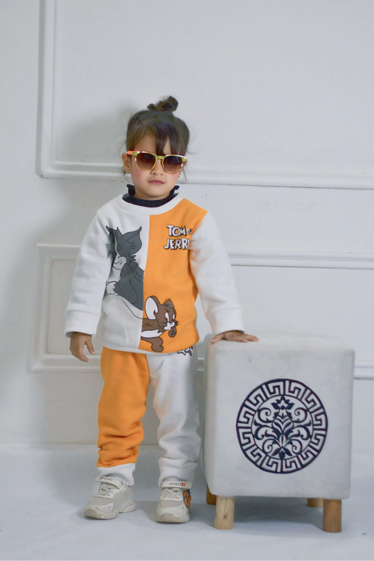 Tom and Jerry Printed Kids Winter Suit