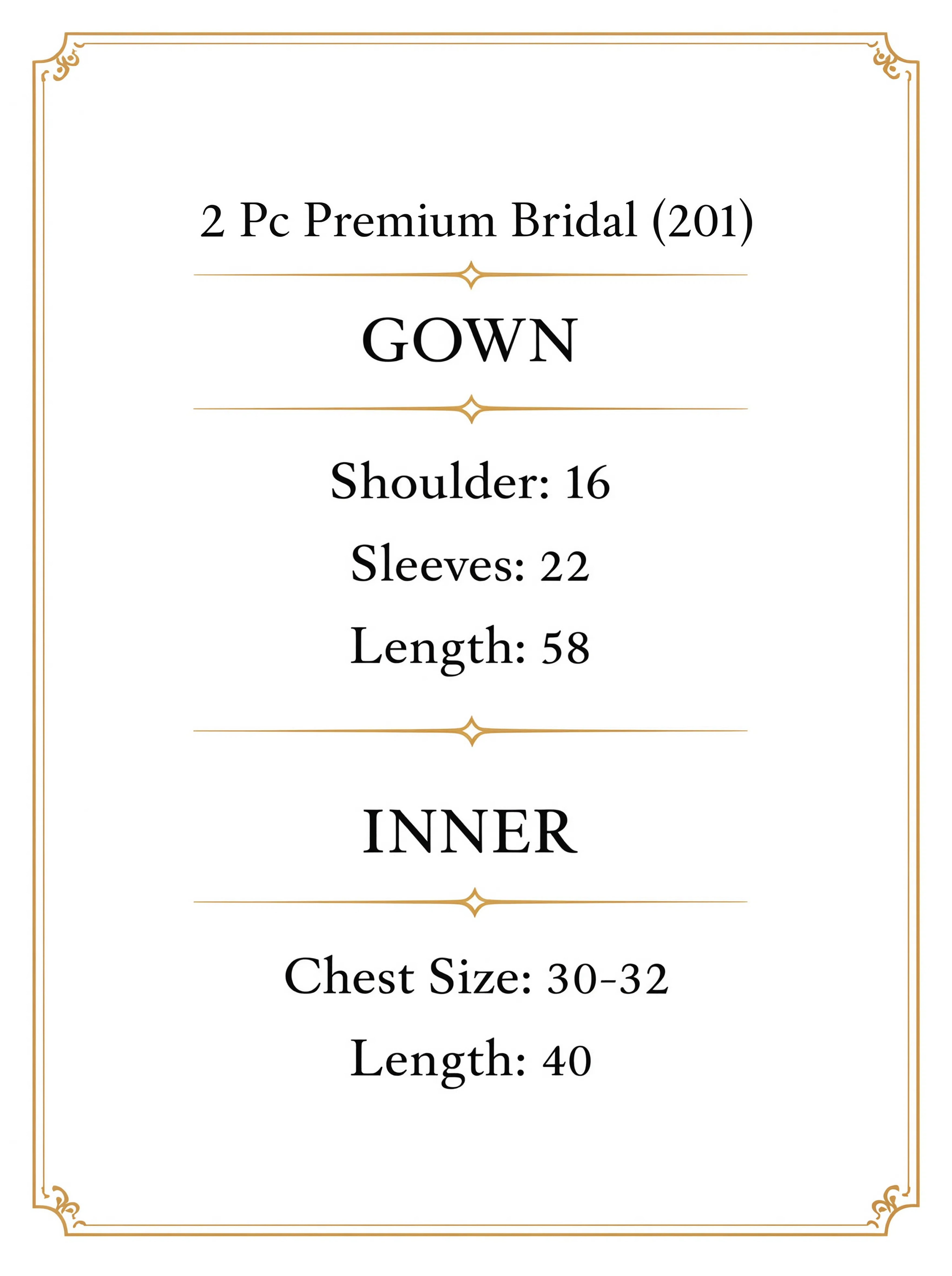 2 Piece Premium Bridal - Lace Trimmed Nightgown & Robe Nighty size chart