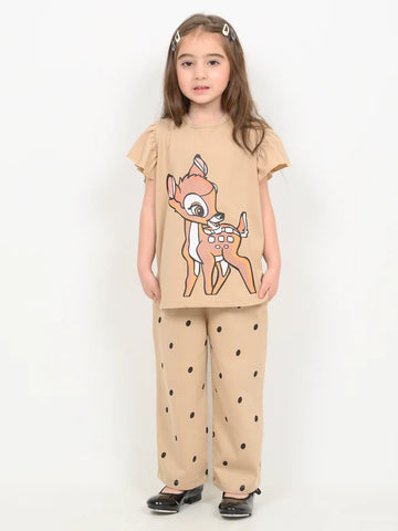 Baby Deer Half Sleeve Kids Suit
