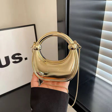 Aurora Luxe Moon Bag – Acrylic Mini Sling