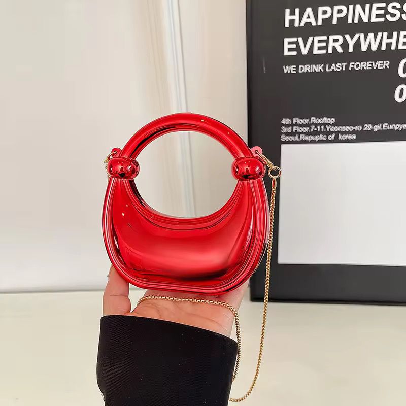 Aurora Luxe Moon Bag – Acrylic Mini Sling