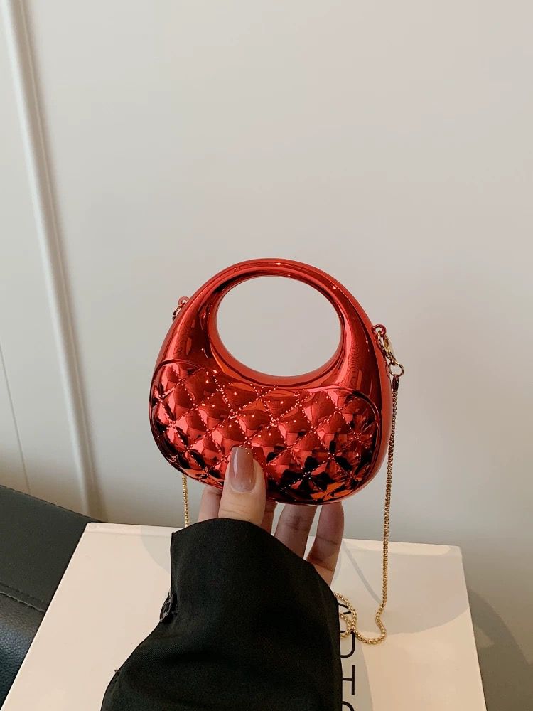 Stella Chic Moon Bag – Acrylic Mini Chain Bag