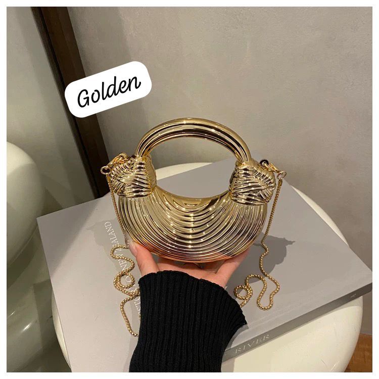 Luna Crystal Moon Bag – Acrylic Mini Sling