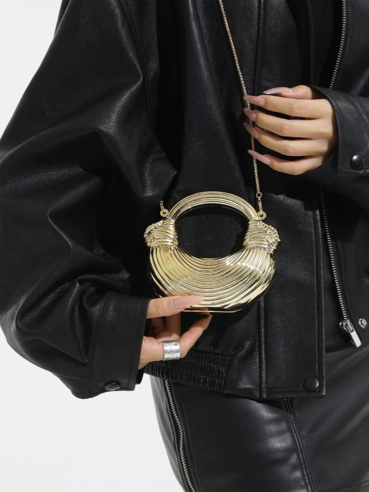 Luna Crystal Moon Bag – Acrylic Mini Sling