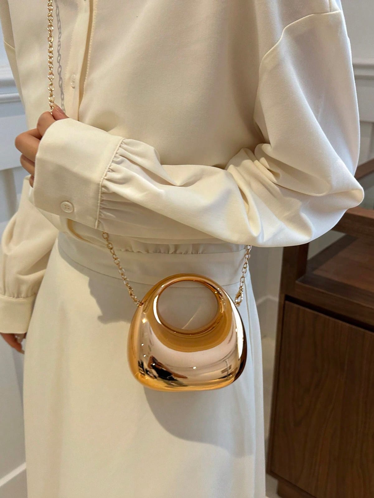 Nova Glow Moon Bag – Acrylic Mini Chain Bag