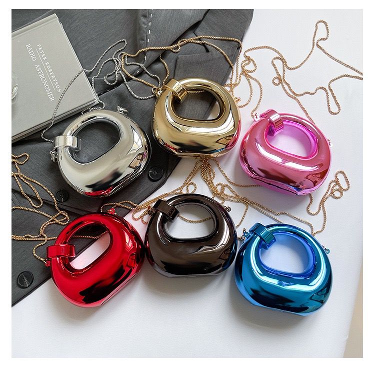 Celeste Shine Moon Bag – Acrylic Party Mini