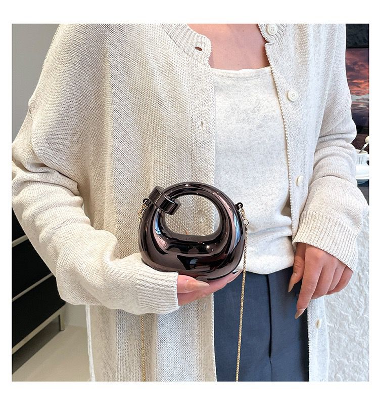 Celeste Shine Moon Bag – Acrylic Party Mini