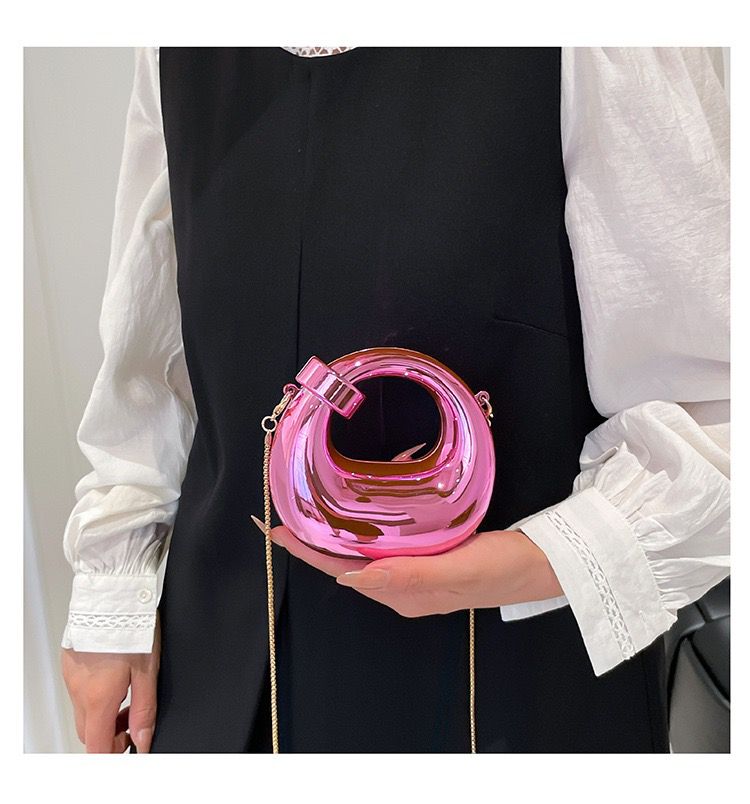 Celeste Shine Moon Bag – Acrylic Party Mini