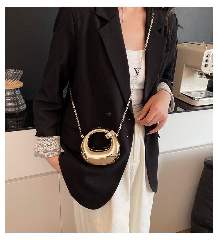 Celeste Shine Moon Bag – Acrylic Party Mini