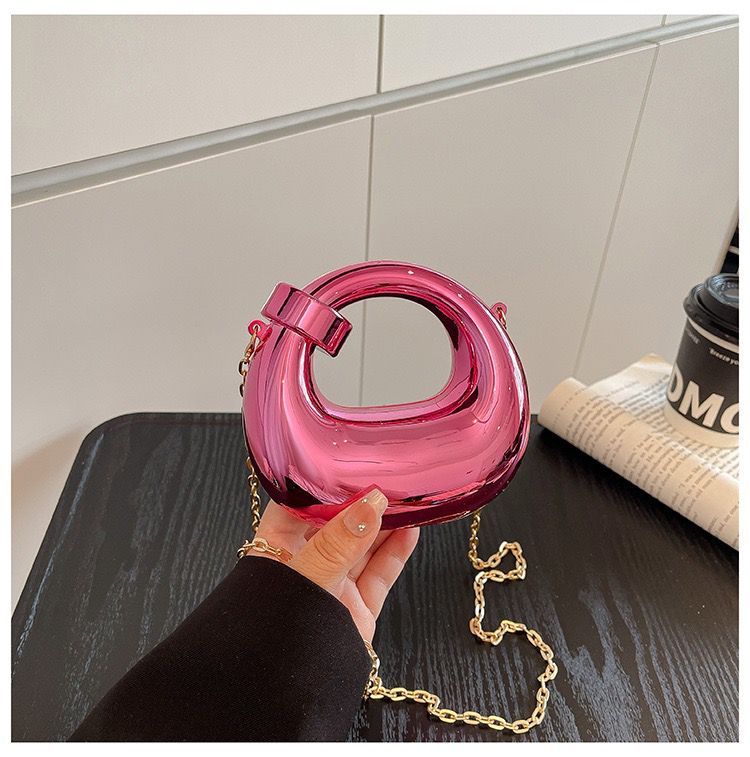 Celeste Shine Moon Bag – Acrylic Party Mini