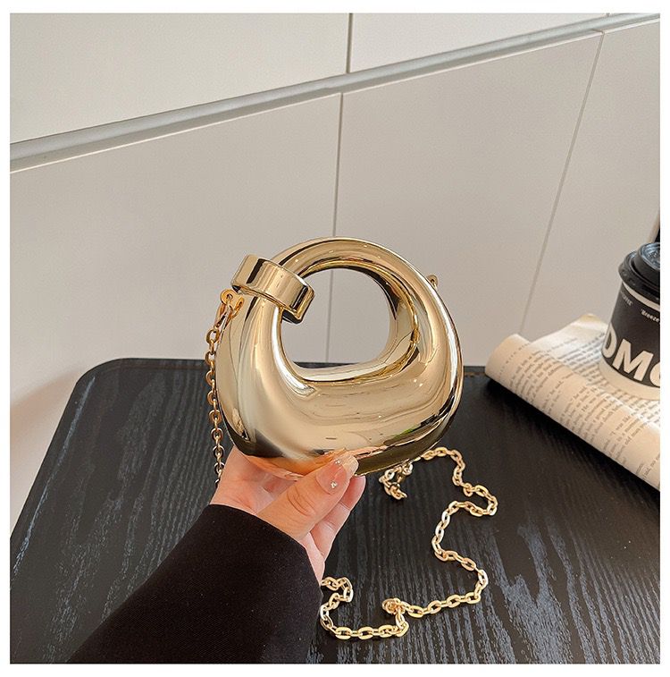 Celeste Shine Moon Bag – Acrylic Party Mini