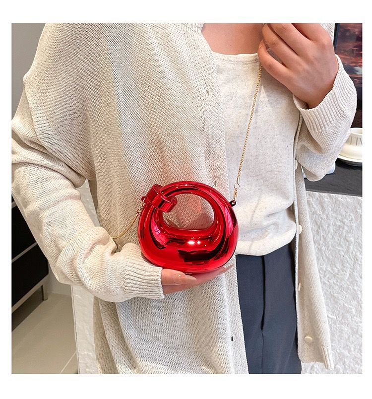 Celeste Shine Moon Bag – Acrylic Party Mini