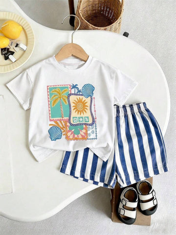 Beachwear Half Sleeve Kids Suit