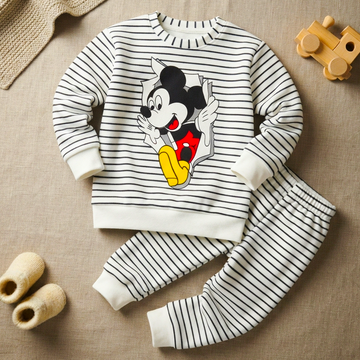 Mickey Mouse Printed Kids Winter Suit