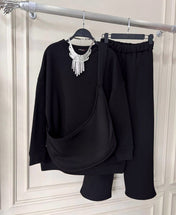 Winter Black Carryall Co-Ord Set + Bag
