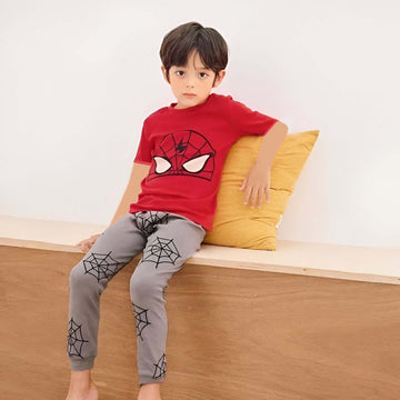 Grey Spider Half Sleeve Kids Suit (Each)