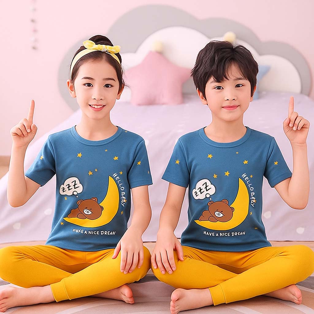 Moon Half Sleeve Kids Suit (Each)