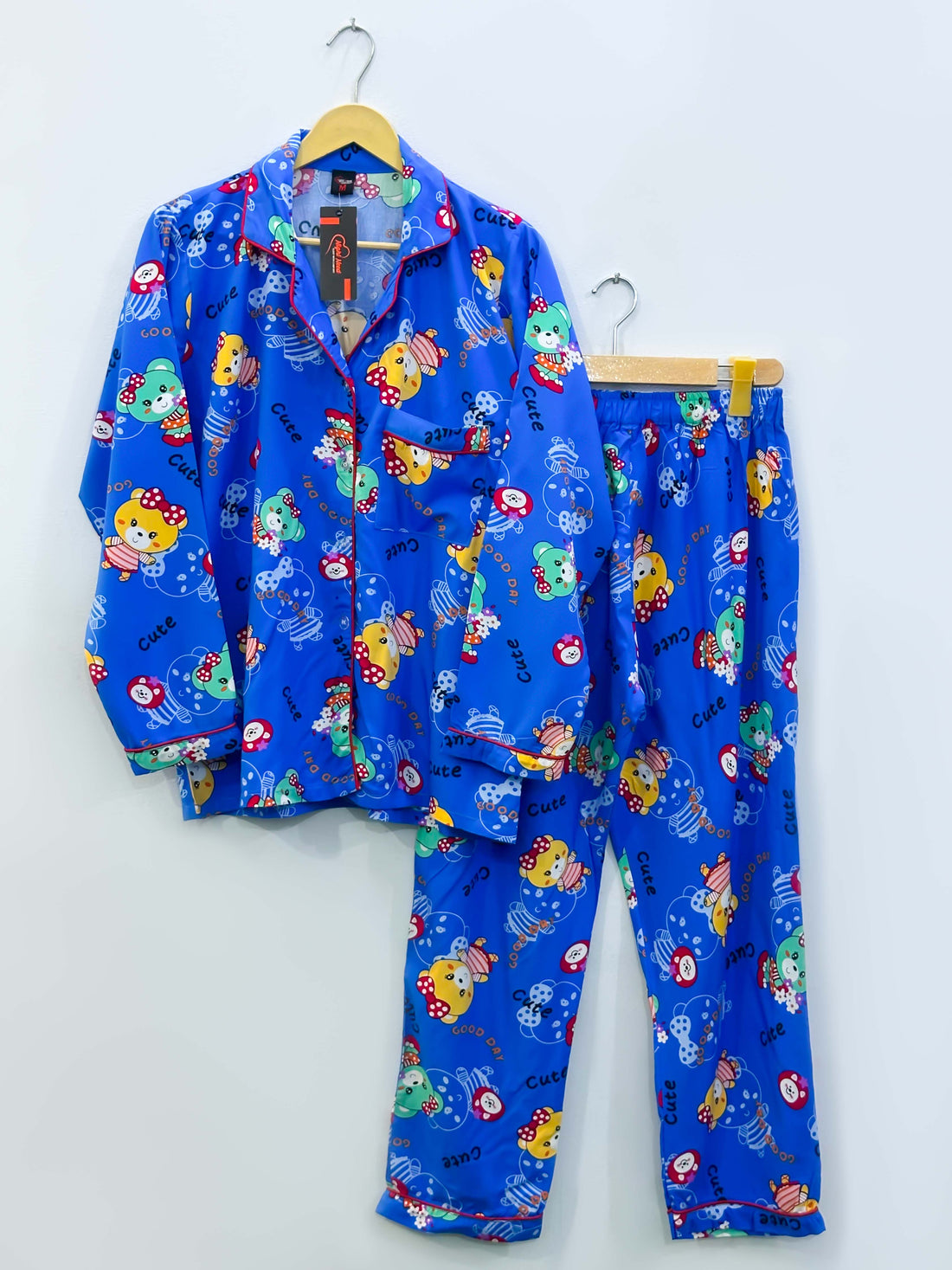 Imported Linen Printed Blue Skies PJ Set-LP7