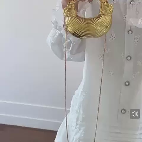 Luna Crystal Moon Bag – Acrylic Mini Sling